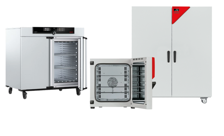 Abbildung verschiedener Wärmeschränke und Trockenschränke