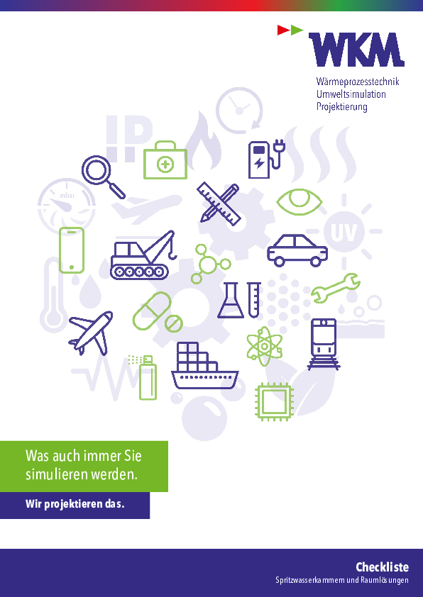 Checkliste - Spritzwasserkammern und Raumlösungen