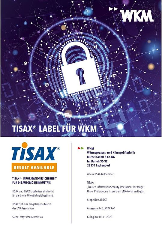 TISAX Label für WKM - Nachweis