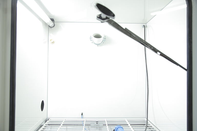 Staubtestkammer IP-Schutzart Nutzraum