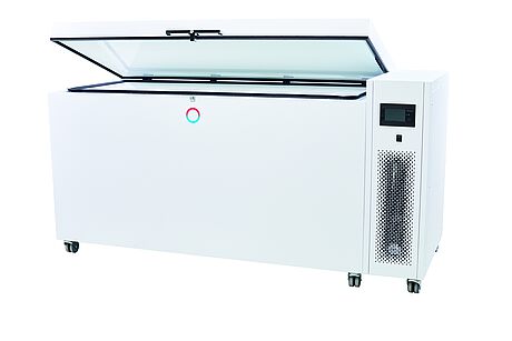 Tiefkuehltruhe Lauda VF 55040 C VF 55085 C geoeffnet