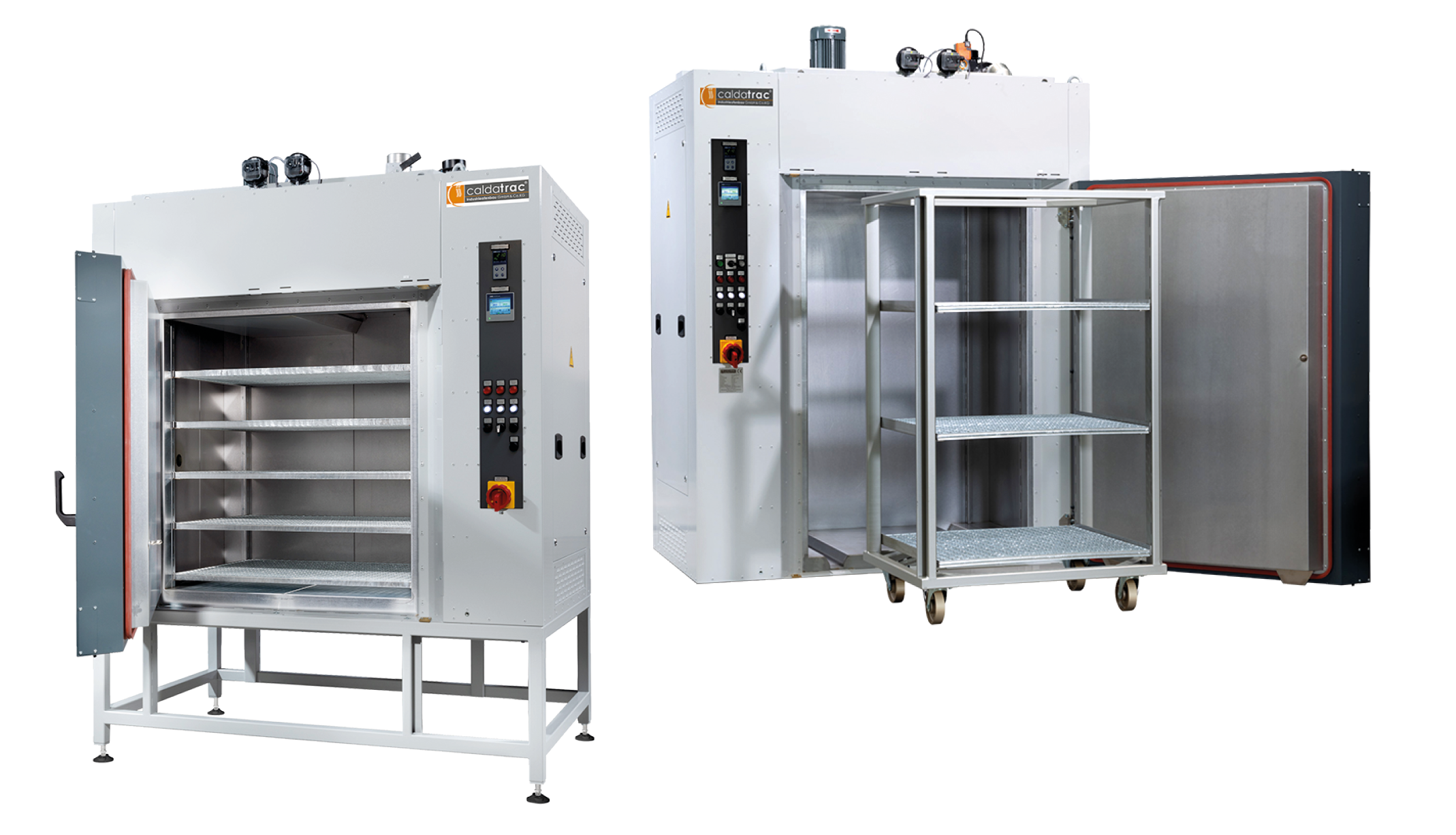 Ansicht von Industrieöfen (Kammeröfen)