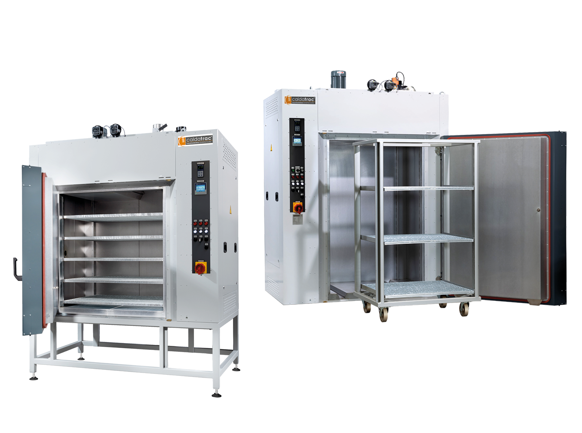 Ansicht von Industrieöfen (Kammeröfen)