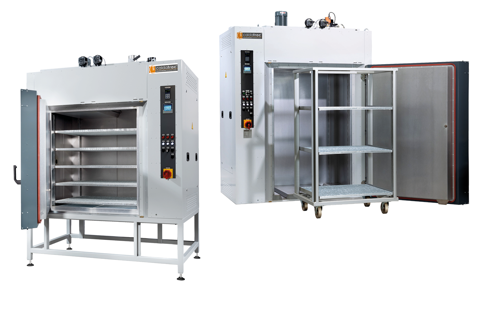 Ansicht von Industrieöfen (Kammeröfen)