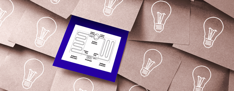 Schematische Darstellung von Kompresstechnologie