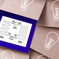 Schematische Darstellung von Kompresstechnologie