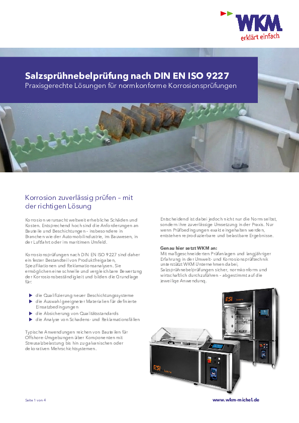 WKM erklärt einfach - DIN EN ISO 9227