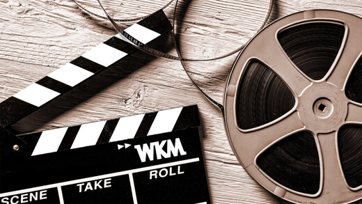 Symbolbild mit Filmrolle für den WKM Imagefilm