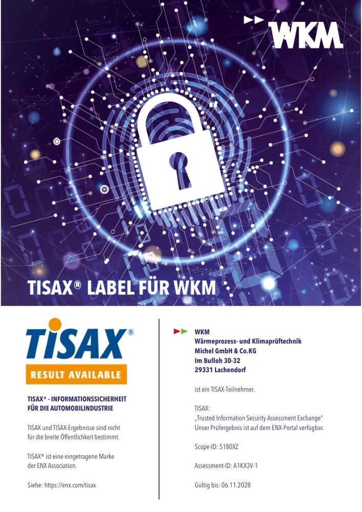 TISAX Label für WKM - Nachweis